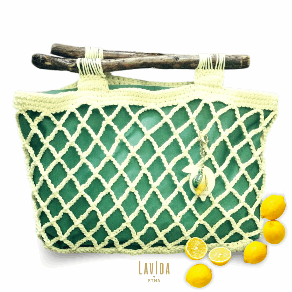 borse di lusso artigianali: modello limone